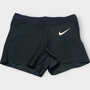Nike Pro Elite Track & Field Black Running Shorts Womens size Small DX9022-000